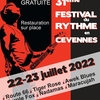 affiche Festival du Rythme en cévennes