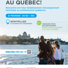 affiche Viens te former au Québec ! Les filières techniques et professionnelles du Québec à la rencontre des candidats de Montpellier